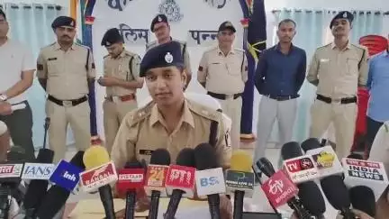 अंतर्राष्ट्रीय चोर गिरोह  का पर्दाफाश पन्ना एसपी ने दी गई जानकारी