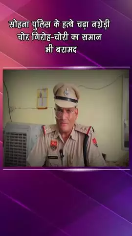 गुरुग्राम: सोहना पुलिस के हत्थे चढ़ा नशेड़ी चोर गिरोह, चोरी का सामान भी हुआ बरामद