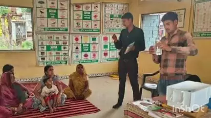 लटेरी: लोक स्वास्थ्य यांत्रिकी विभाग ने ग्राम बलरामपुर में पेयजल परीक्षण और दूषित जल से होने वाले नुकसान की जानकारी दी
