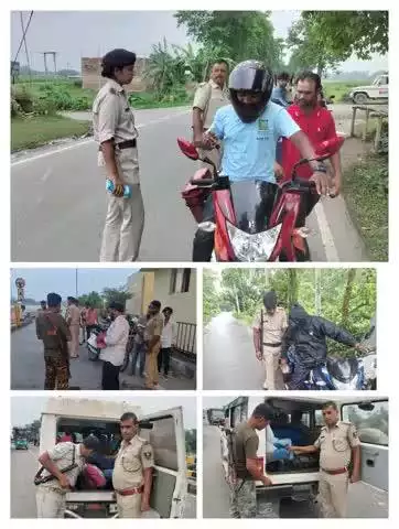 कटिहार जिलान्तर्गत आमजनों की सुरक्षा एवं अपराध नियंत्रण हेतु पूरे जिले में विशेष वाहन चेकिंग/रोको टोको अभियान जारी......