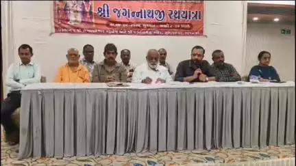 ભગવાન જગન્નાથજીની રથયાત્રાને લઈને કાળુભા રોડ ખાતે સમિતિ દ્વારા પત્રકાર પરિષદનું આયોજન કરાયું