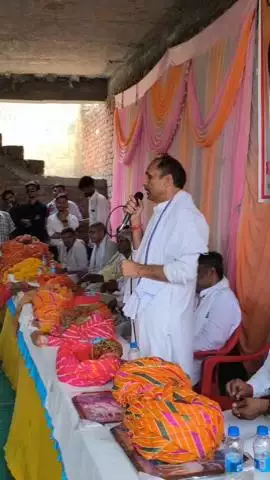 वैर: सांसद भजनलाल जाटव का एक बयान वैर में सोशल मीडिया पर हुआ वायरल, कहा- कांग्रेस पार्टी में गद्दार पैदा होने का है बयान