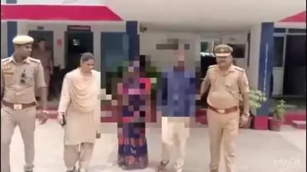 छिबरामऊ: तालग्राम थाना पुलिस ने मुखबिर की सूचना पर दहेज हत्या के मामले में एक महिला और एक युवक को गिरफ्तार कर जेल भेजा