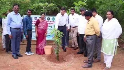 కామారెడ్డి: కలెక్టరేట్‌లో సంక్షేమ శాఖ ఆధ్వర్యంలో నషా ముక్త్ భారత్ అభియాన్ కార్యక్రమంలో భాగంగా మొక్కలు నాటిన కలెక్టర్ ఆశిష్ సాంగ్వాన్