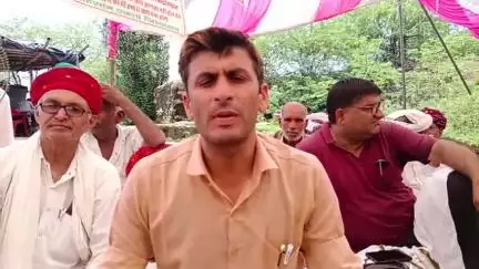 बीसलपुर विस्थापितों का दुसरे दिवस भी अनिश्चितकालीन धरना प्रदर्शन जारी