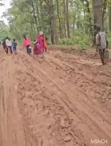 वाड्रफनगर: चलगली से परसवार वाला मार्ग कीचड़ में तब्दील, ग्रामीण झेल रहे हैं समस्या