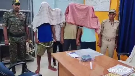 मुंगेर: कासिम बाजार पुलिस ने अवैध हथियार खरीद-फरोख्त मामले में चार को किया गिरफ्तार, एक मुंगेर, एक लखीसराय व दो जमुई के निवासी