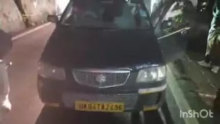 नैनीताल: नैनीताल के तल्लीताल क्षेत्र में अल्टो टैक्सी चालक को 8 सवारियां बैठाना पड़ा भारी