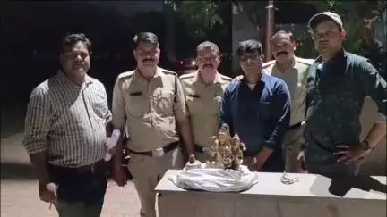 इंदौर: विजय नगर क्षेत्र में भगवान की मूर्ति चोरी करने वाला आरोपी पुलिस गिरफ्त में