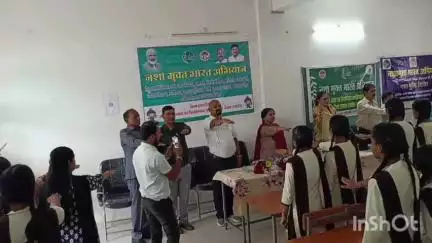 रायसेन: नशामुक्त भारत अभियान के तहत शासकीय उत्कृष्ट विद्यालय में कार्यशाला का आयोजन