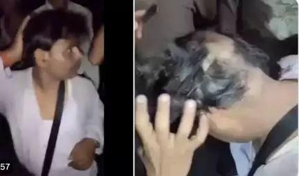 यूपी के इटावा में पिछड़ी जाति से होने के कारण कथावाचक का कराया गया मुंडन, उच्च जाति वालों ने छिड़का मूत्र
Source: etw112