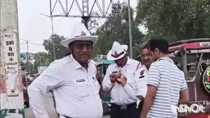 फतेहाबाद: फतेहाबाद यातायात पुलिस ने चलाया वाहन चेकिंग अभियान, काटे चालान और वाहन किए ज़ब्त
