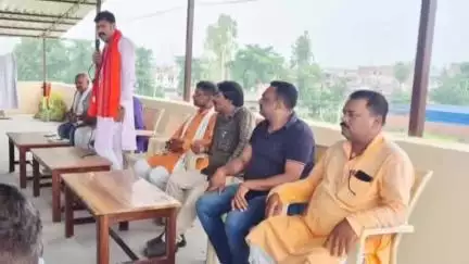 मोतिहारी: केंद्रीय मंत्री अनुराग ठाकुर के आगमन को लेकर मोतिहारी में हुई तैयारी बैठक