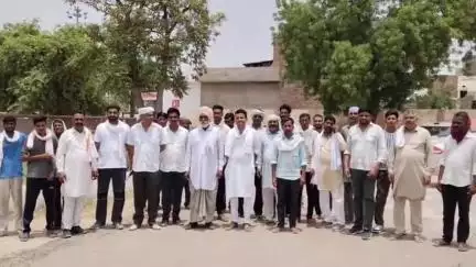 अनूपगढ़: अनूपगढ़ के गांव 15एपीडी के ग्रामीणों ने पेयजल के समस्या के समाधान के लिए किया प्रदर्शन

#jansamasay