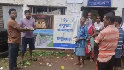 গোপীবল্লভপুর ২: মুখ্যমন্ত্রীর নির্দেশে দীঘার জগন্নাথ মন্দিরের প্রসাদ তুলে দেওয়া হল পেটবিন্ধি গ্রামপঞ্চায়েত এলাকায়,উপস্থিত প্রধান