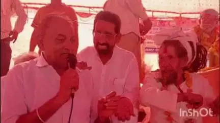 गोहद: गोहद विधायक गोहद विधानसभा के हनुमान मंदिर में भागवत कथा में पहुंचे, कथा व्यास का लिया आशीर्वाद