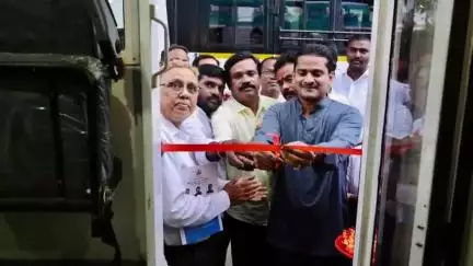 ಬಳ್ಳಾರಿ: ನಗರದಲ್ಲಿ ಸಂಚಾರಿ ಆರೋಗ್ಯ ಘಟಕಕ್ಕೆ ಶಾಸಕ ನಾರಾ ಭರತ್ ಚಾಲನೆ