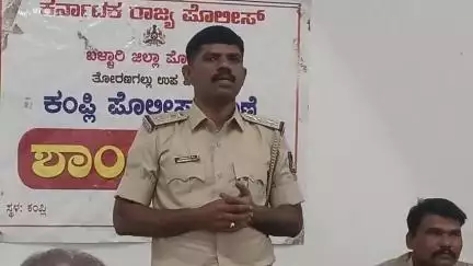 ಕಂಪ್ಲಿ: ಹಬ್ಬದ ನೆಪದಲ್ಲಿ ಮರಗಳನ್ನು ಕಡಿಯುವಂತಿಲ್ಲ, ನಗರದಲ್ಲಿ ಸಿಪಿಐ ವಾಸುಕುಮಾರ್ ಎಚ್ಚರಿಕೆ