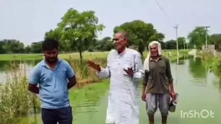 रेवाड़ी: खलियावास समेत 10 गांवों में साहबी बैरेज का गंदा पानी मचा रहा है तबाही, भाकियू चढूनी ने प्रशासन को दिया अल्टीमेटम