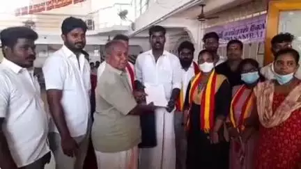 திருவாரூர்: பனகல் சாலையில் நடிகர் விஜய் பிறந்தநாள் விழாவை முன்னிட்டு சிறப்பு மருத்துவ முகாம்