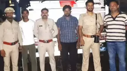 पांवटा साहिब: माजरा वन विभाग ने कार्रवाई करते हुए रातों रात अवैध खनन सामग्री से लदे 3 ट्रक पकड़े