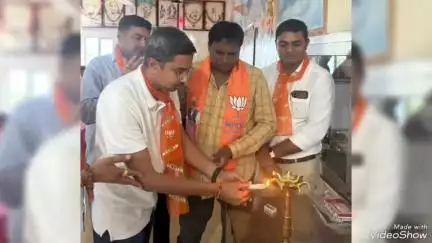 ટંકારા: મોદી સરકારના કેન્દ્રમાં ૧૧ વર્ષ પૂર્ણ થવા પર ટંકારા ખાતે ભાજપની સંકલ્પ સભા યોજાઈ
