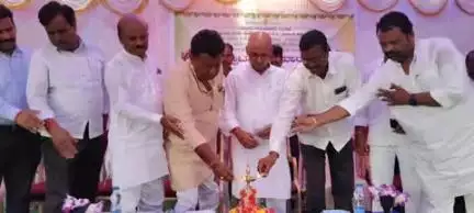 ಕಲಬುರಗಿ: ಅಡಕಿ ಗ್ರಾಮದಲ್ಲಿನ ಪ್ರಾಥಮಿಕ ಶಾಲೆಯ ನಾಲ್ಕು ಹೆಚ್ಚು ಕೋಣೆಗಳ ನಿರ್ಮಾಣ, ಸಚಿವ ಶರಣಪ್ರಕಾಶ ಪಾಟೀಲ್ ಉದ್ಘಾಟನೆ