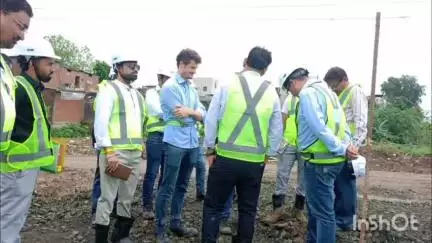 नर्मदापुरम में सीवरेज परियोजना की प्रगति की समीक्षा, केएफडब्ल्यू प्रतिनिधिमंडल ने किया निरीक्षण