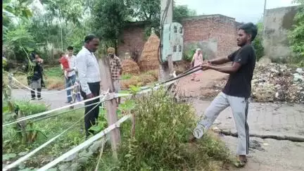 जगाधरी: सफिलपुर में अवैध कनेक्शन के खिलाफ जन स्वास्थ्य अभियांत्रिकी विभाग ने चलाया अभियान
