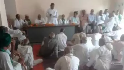 नारनौल: नई मंडी नारनौल में इनेलो किसान सैल की जिला स्तरीय बैठक आयोजित की गई