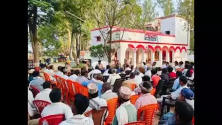 बलरामपुर: थाना ललिया में आगामी त्योहार मोहर्रम के दृष्टिगत पीस कमेटी की बैठक का आयोजन किया गया