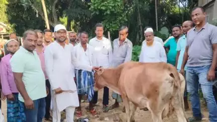 হাইলাকান্দি: লালাতে শতাব্দী প্রাচীন গরুর বাজার ফের চালু হওয়ায় তাহা পরিদর্শন করেন ZPM দিলোয়ার হুসেন বড়ভুইয়া
