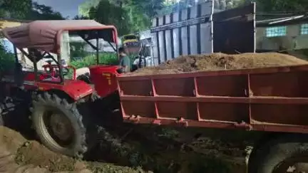 दिनांक 24.06.2025 को बाँका थाना क्षेत्र से 01 अवैध बालू लदा ट्रैक्टर जप्त किया गया तथा अग्रिम कार्रवाई की जा रही है ।