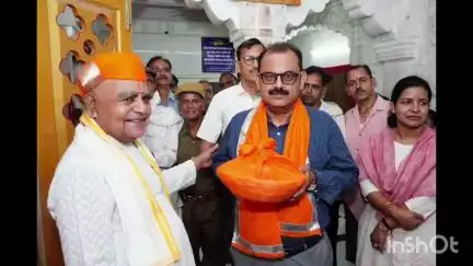 नाथद्वारा: नवीन जिला कलेक्टर ने पदभार ग्रहण करने से पूर्व श्रीनाथजी के दर्शन किए