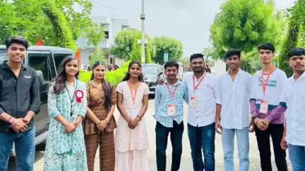 प्रतापगढ़: जिले में विशाल डांगी को एबीवीपी जिला संयोजक व दीपशिखा कुमावत को विभाग छात्रा प्रमुख किया गया नियुक्त