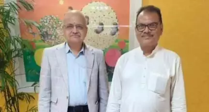 ଧର୍ମଶାଳା: ଯାଜପୁର ସାଂସଦ ଦିଲ୍ଲୀରେ ନୀତି ଆୟୋଗର ମୁଖ୍ୟ କାର୍ଯ୍ୟକାରୀ ଅଧିକାରୀଙ୍କୁ ଭେଟି ଯାଜପୁର ରେଳପଥ ବିଷୟରେ ଆଲୋଚନା କଲେ