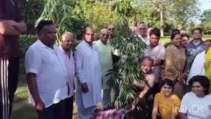 टोंक: नेहरू उद्यान में जिला प्रमुख सरोज बंसल की मौजूदगी में अशोक का पौधा लगाकर 'हरियालो राजस्थान, हरियालो टोंक' का दिया संदेश