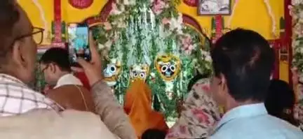 शहर में भगवान जगन्नाथ का कपाट खुला, 15 दिन बाद भक्तों को दिए दर्शन; 27 जून से लगेगा रथयात्रा मेला