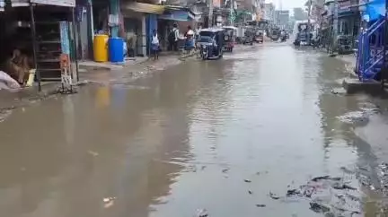 रोह: रोह के मुख्य बाजार में जल जमाव से हाहाकार, दो दिन की बारिश से मुख्य बाजार तालाब में तब्दील #jansamasya