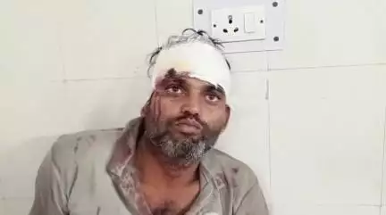 नरसिंहपुर: बायपास पेट्रोल पंप के समीप दो ट्रकों के बीच हुई टक्कर, एक ट्रक चालक हुआ घायल