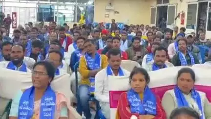 పాడేరు లో ఆల్ ఇండియా బహుజన సమాజ్ పార్టీ ఆదివాసి సభ...