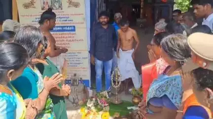 பாளையங்கோட்டை: மார்க்கெட் வடக்கு பகுதியில் கோவில் கும்பாபிஷேக பூமி பூஜையில் இரு தரப்பினரிடையே எதிர்ப்பு - பூமி பூஜை செய்ய முயன்றவர்கள் கைது