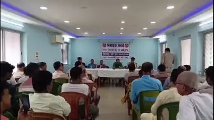 নবদ্বীপ: আসন্ন রথযাত্রা উৎসব ও মহরমকে শান্তিপূর্ণ করার লক্ষ্যে নবদ্বীপ থানা প্রাঙ্গণে সমন্বয় সভার আয়োজন কৃষ্ণনগর পুলিশ জেলার
