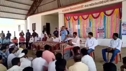 बेलेश्वर संस्थान येथे आमदार संदीप क्षीरसागर उपस्थितीत आमदार आपल्या दारी मोहीम राबवण्यात आली