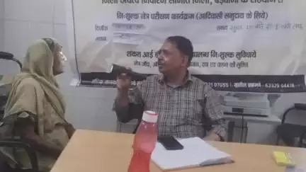 अंजड़: अंजड सिविल अस्पताल में इंदौर के निजी अस्पताल के सहयोग से नेत्र परीक्षण शिविर का आयोजन