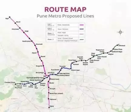Cabinet approves Pune Metro Rail Project Phase-2: Vanaz to Chandani Chowk (Corridor 2A) & Ramwadi to Wagholi/Vitthalwadi (Corridor 2B), extension of the Existing Pune Metro Phase–I (Vanaz-Ramwadi)