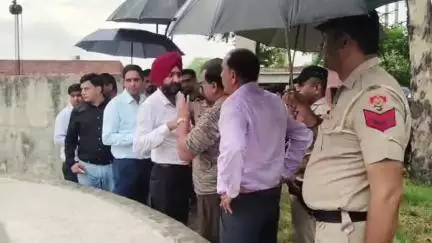 अम्बाला: उपायुक्त ने अंबाला शहर का दौरा किया, जलभराव से बचाव के लिए निर्देश दिए