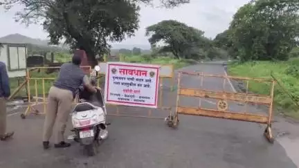 गडहिंग्लज: भडगाव पूल पाण्याखाली; गडहिंग्लज-आजरा-चंदगड मार्गावरील वाहतूक बंद.