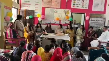 पंचकूला: बुढनपुर और केदारपुर के आंगनवाड़ी केंद्रों में बच्चों के विकास के लिए पुस्तकालयों का हुआ उद्घाटन