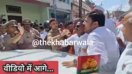 गोरखपुर बना अखाड़ा ।। सपा और भाजपा कार्यकर्ताओं के बीच जमकर हंगामा  ।।